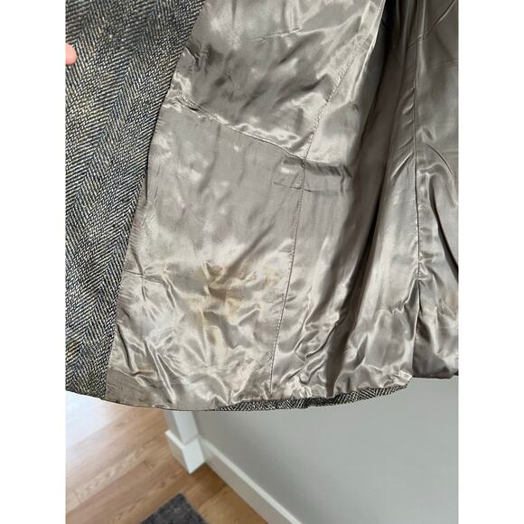 Vintage Burberry’s Silk Suit Jacket Blazer Limited Edition Brown Size 42 JL - Picture 3 of 9